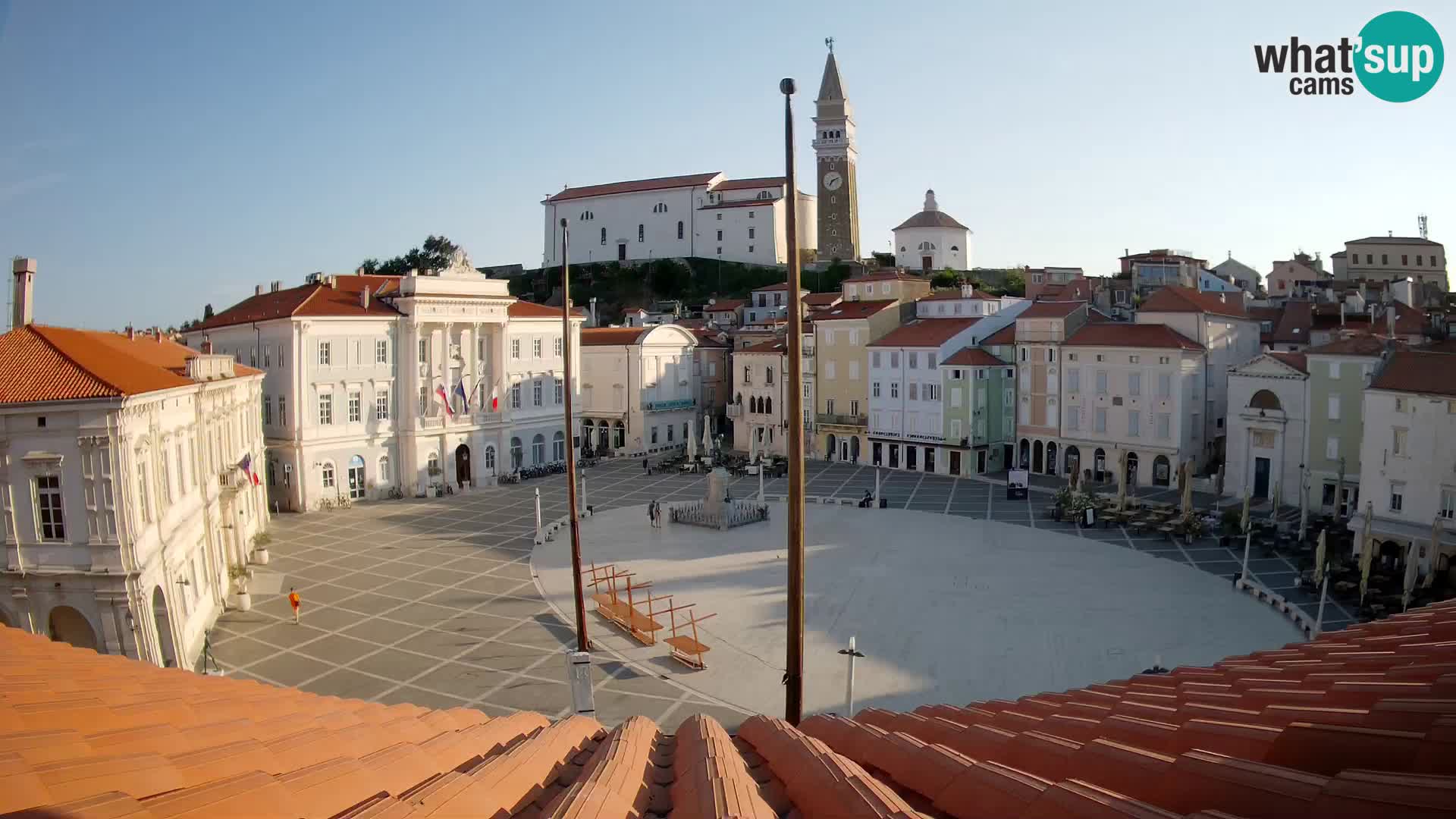Live Webcam Piran – Tartini square – Art Hotel