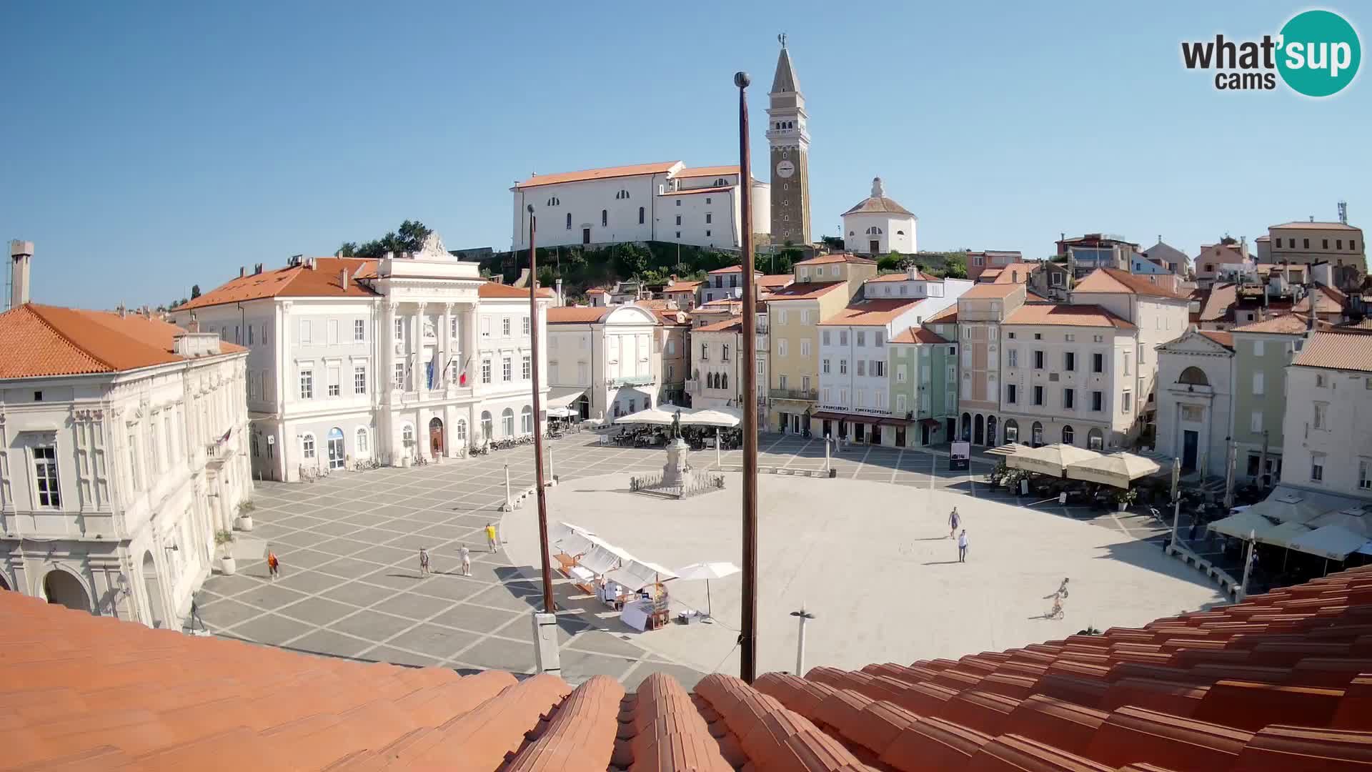 Webcam Piran – Tartini platz – Art Hotel Tartini