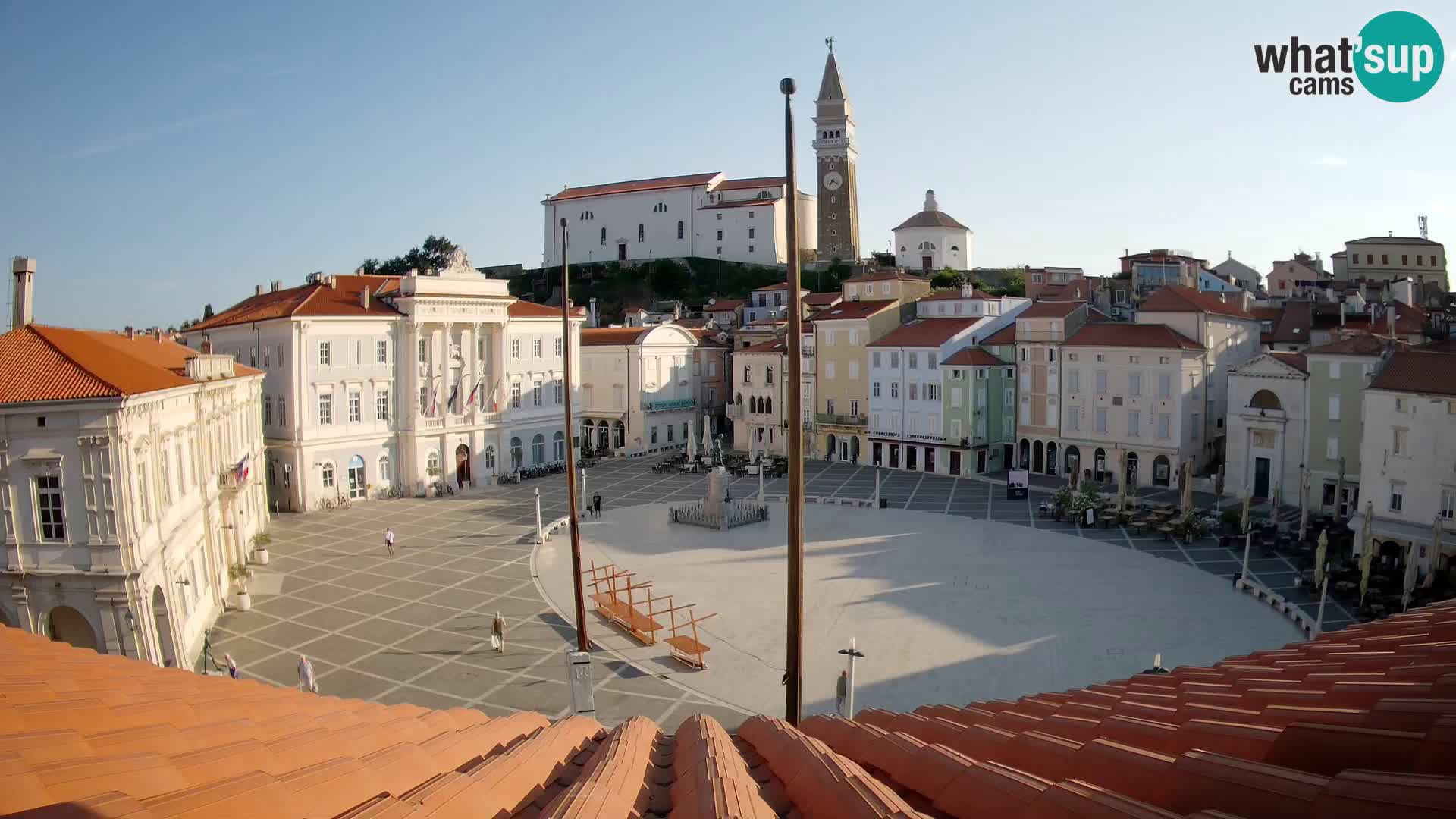 Live Webcam Piran – Tartini square – Art Hotel