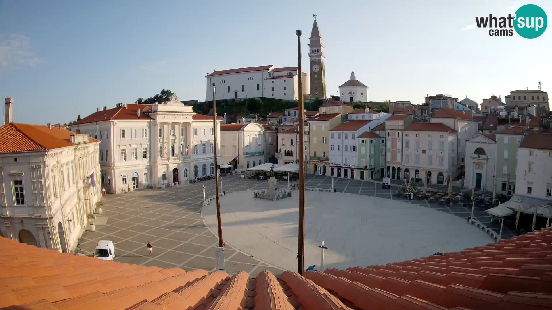 Webcam Live Piran – Carre Tartini “Mestna Kavarna”