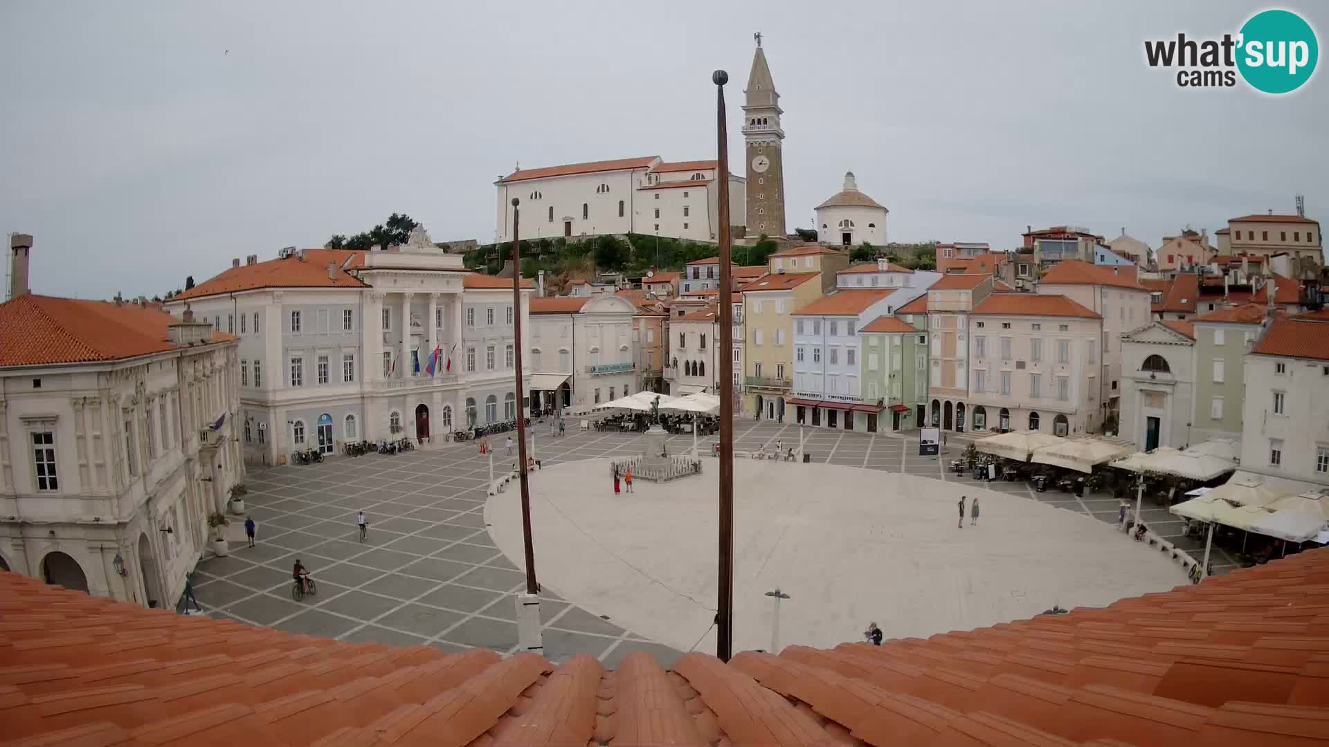 Webcam Piran – Tartini platz – Art Hotel Tartini