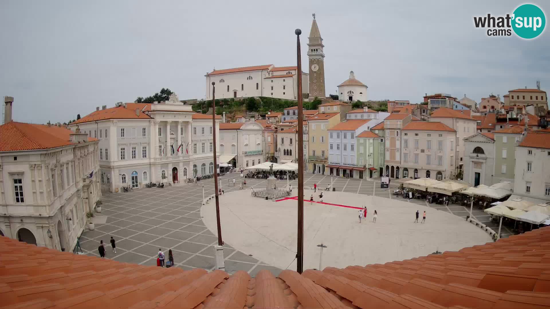 Live Webcam Piran – Tartini square – Art Hotel
