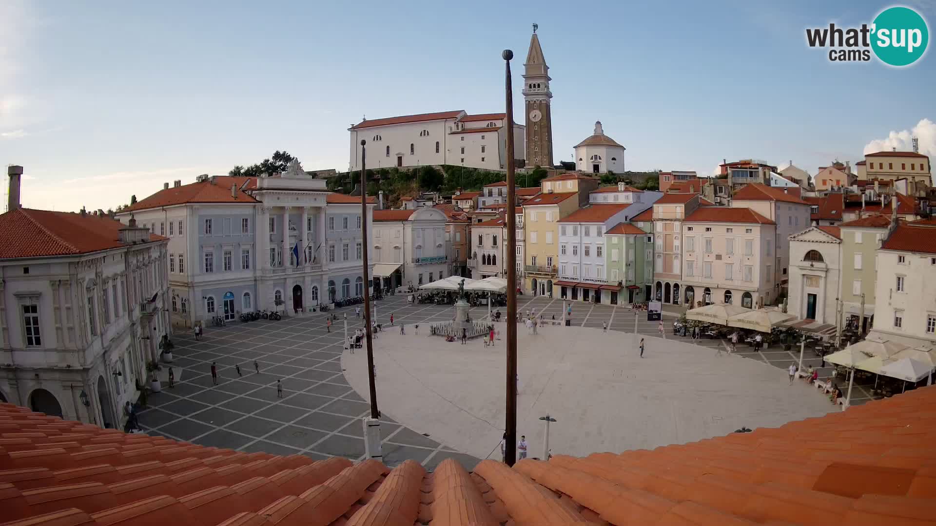 Webcam Piran – Plaza Tartini “Mestna Kavarna”