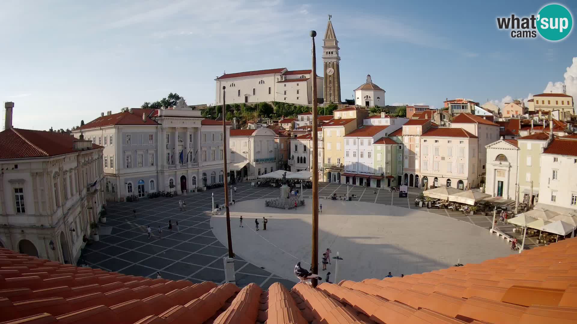 Webcam Piran – Plaza Tartini “Mestna Kavarna”