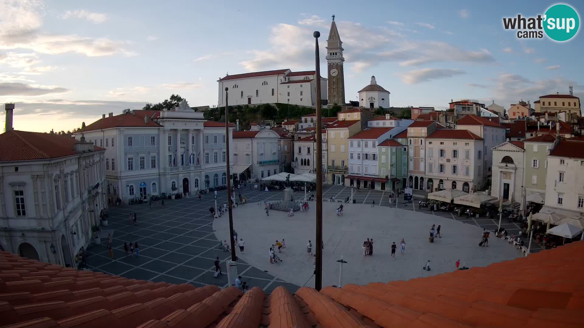 Live Webcam Piran – Tartini square – Art Hotel