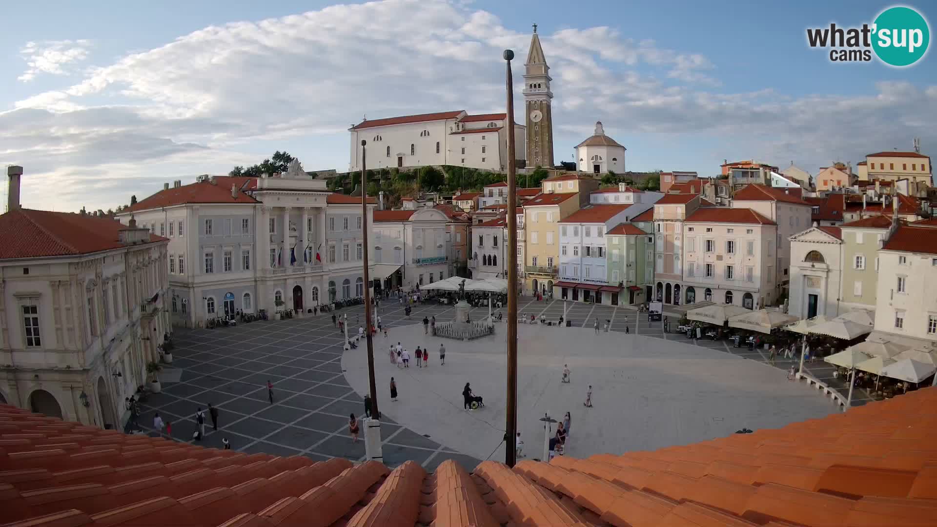 Kamera Piran v Živo – Tartinijev trg