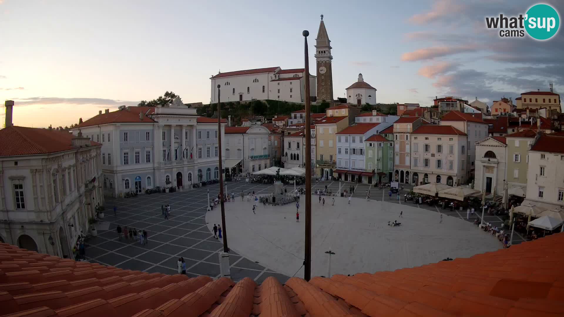 Kamera Piran v Živo – Tartinijev trg
