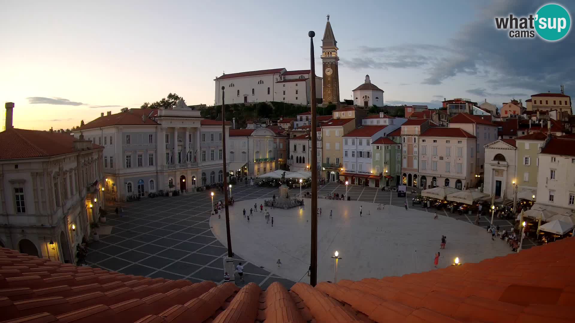 Live Webcam Piran – Tartini square – Art Hotel