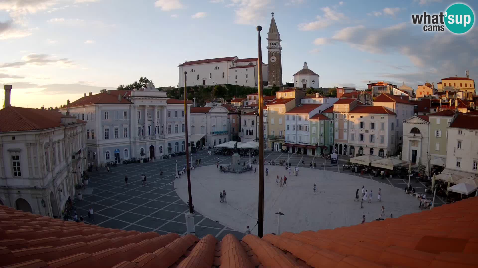 Webcam Live Piran – Carre Tartini “Mestna Kavarna”