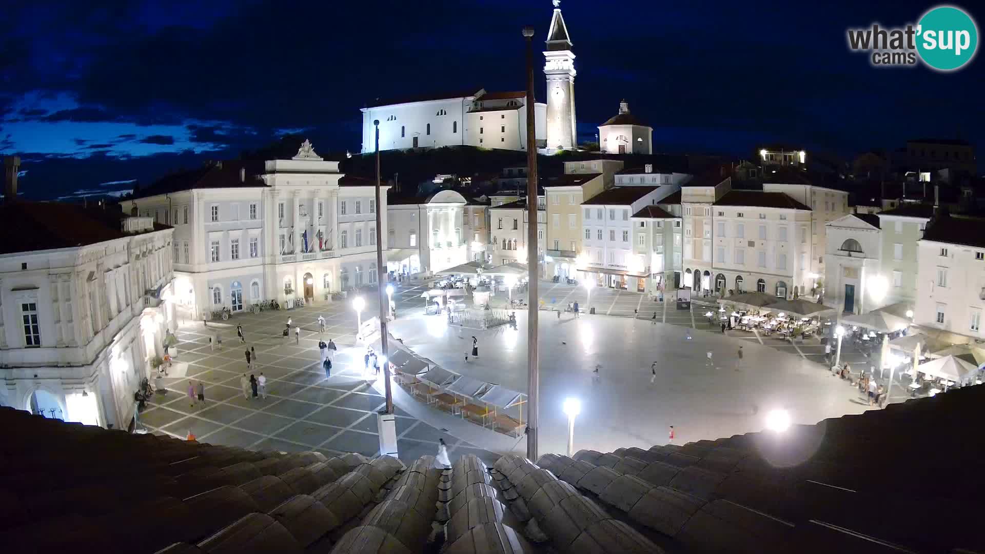 Live Webcam Piran – Tartini square – Art Hotel
