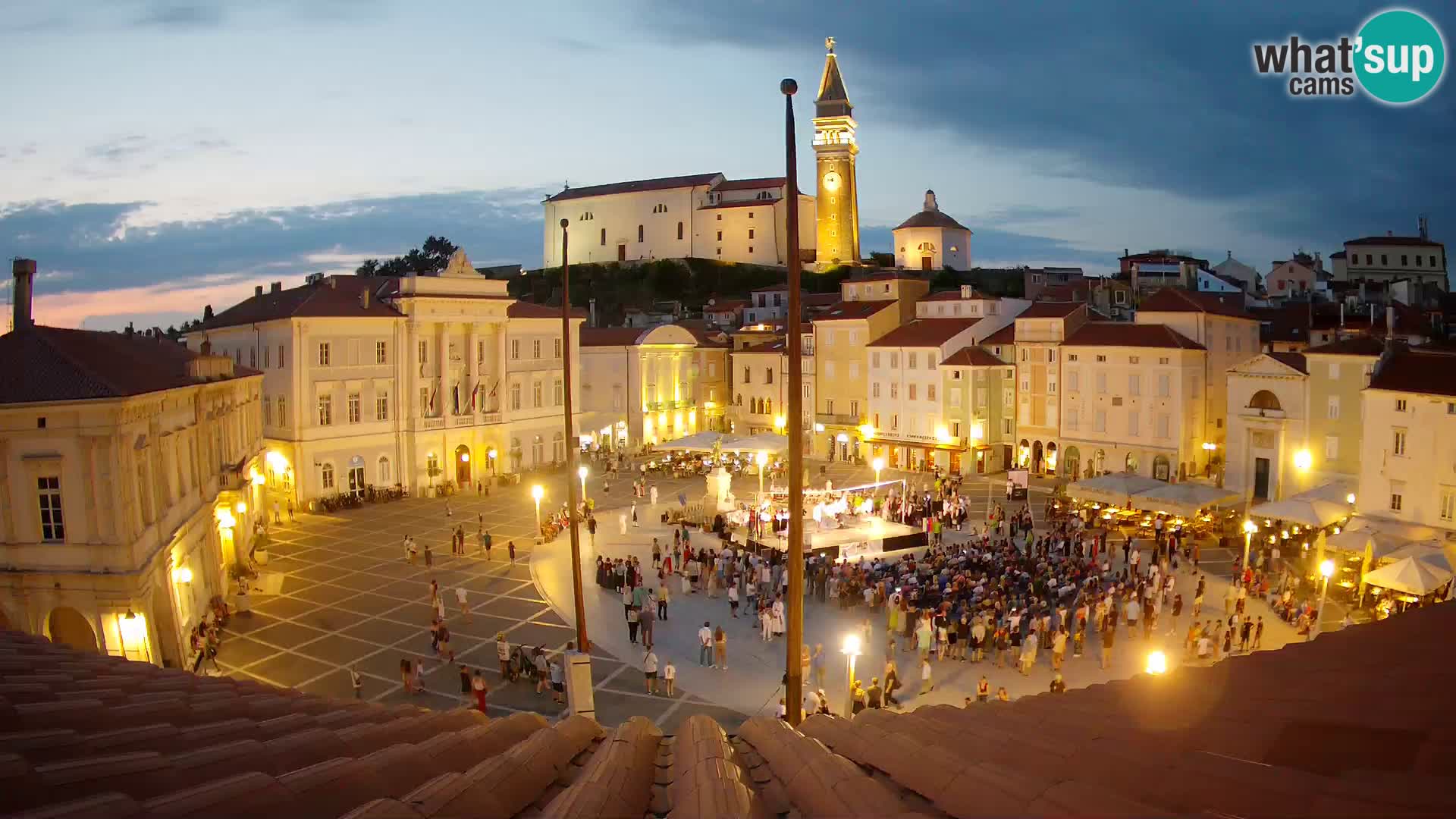 Webcam Pirano | Piran – Piazza Tartini – Art Hotel