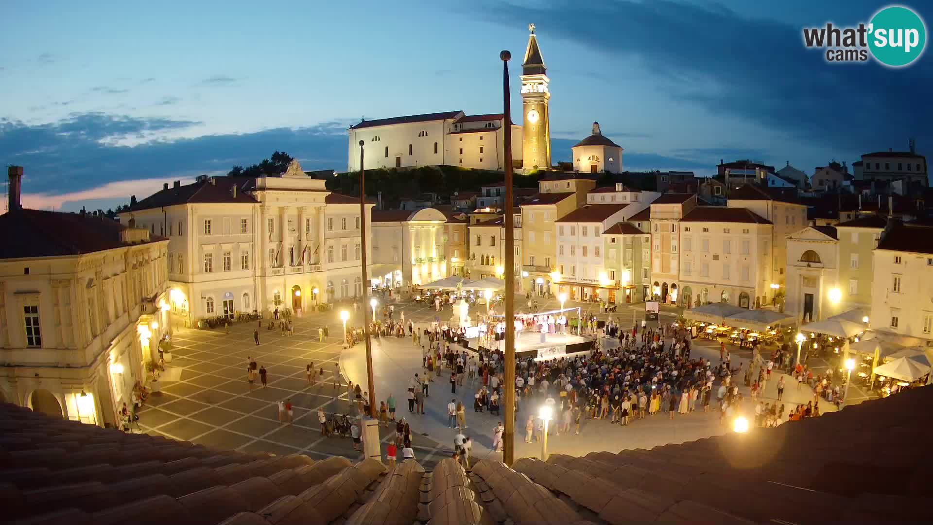 Web Kamera Piran – Trg Tartini