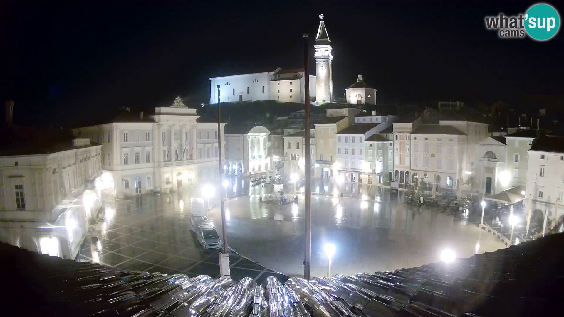Webcam Piran – Plaza Tartini “Mestna Kavarna”