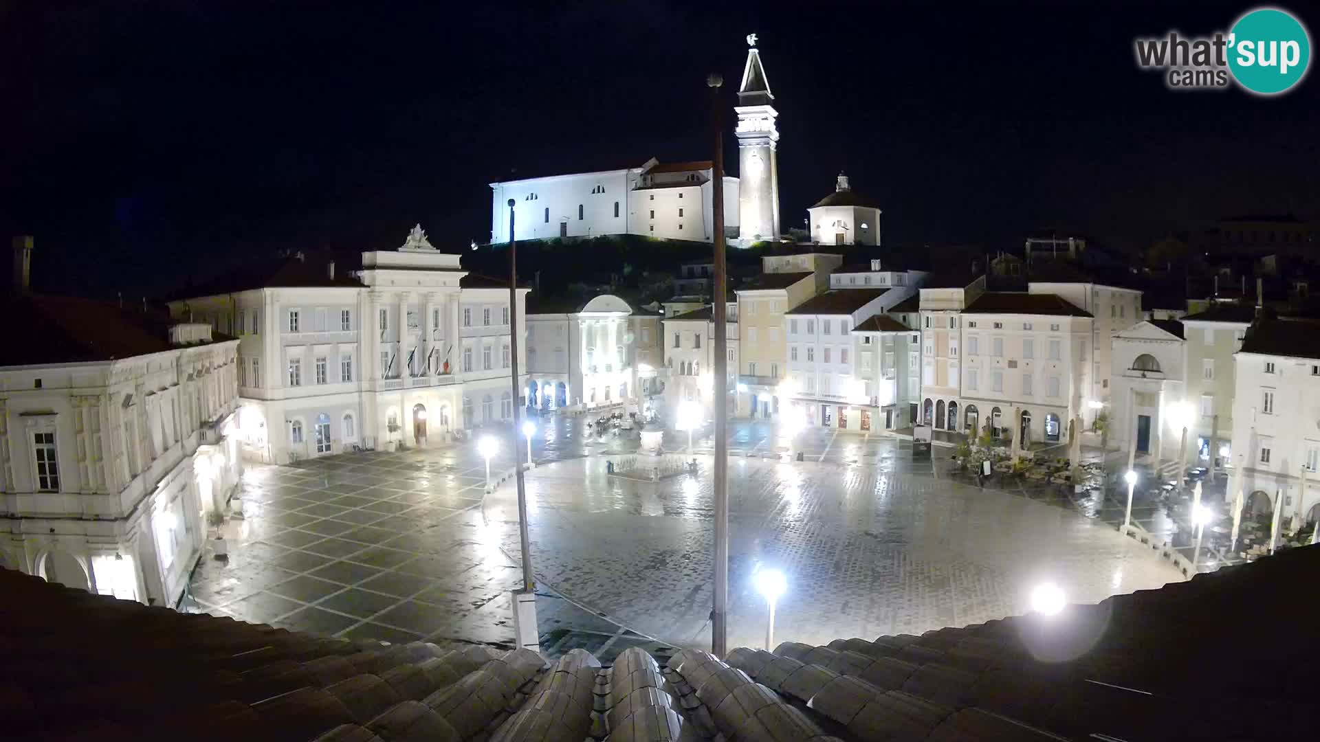 Live Webcam Piran – Tartini square – Art Hotel