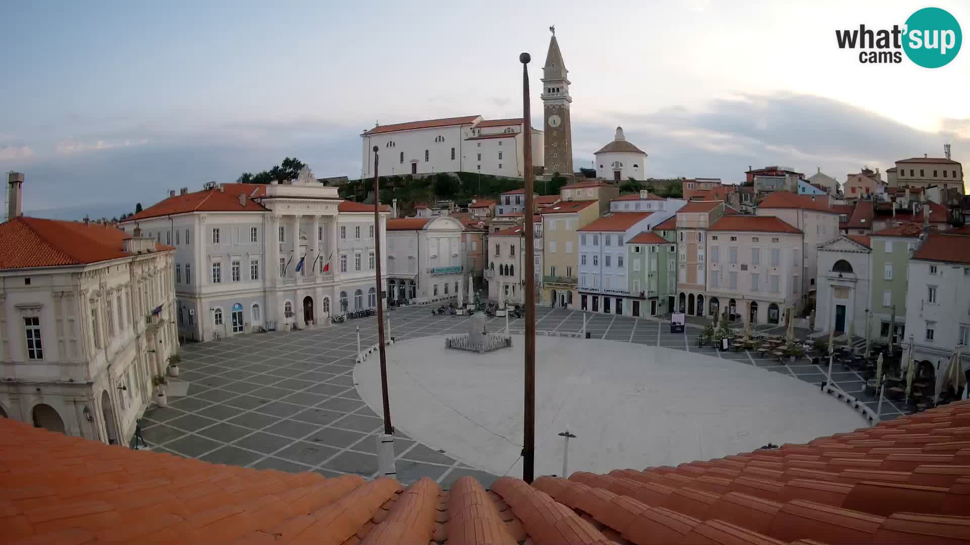 Webcam Live Piran – Carre Tartini “Mestna Kavarna”