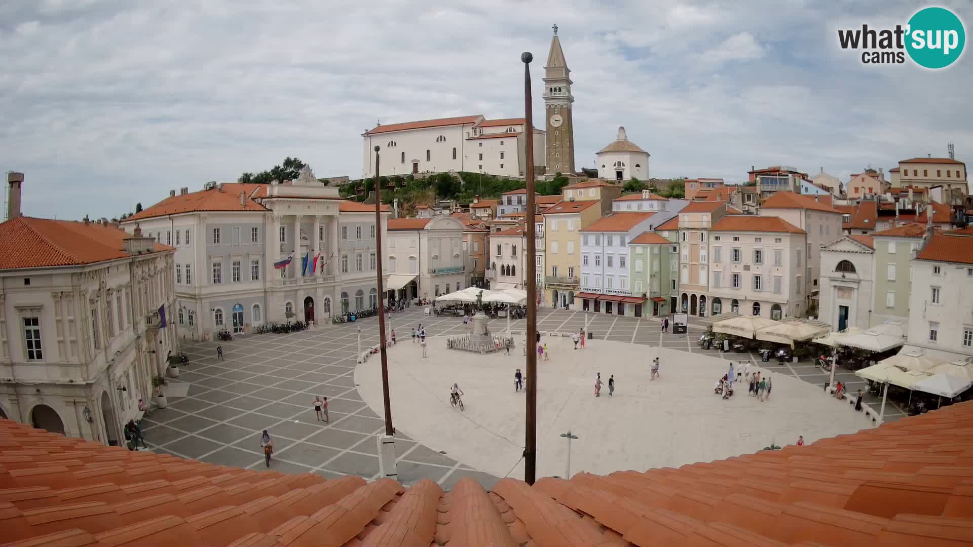 Live Webcam Piran – Tartini square – Art Hotel