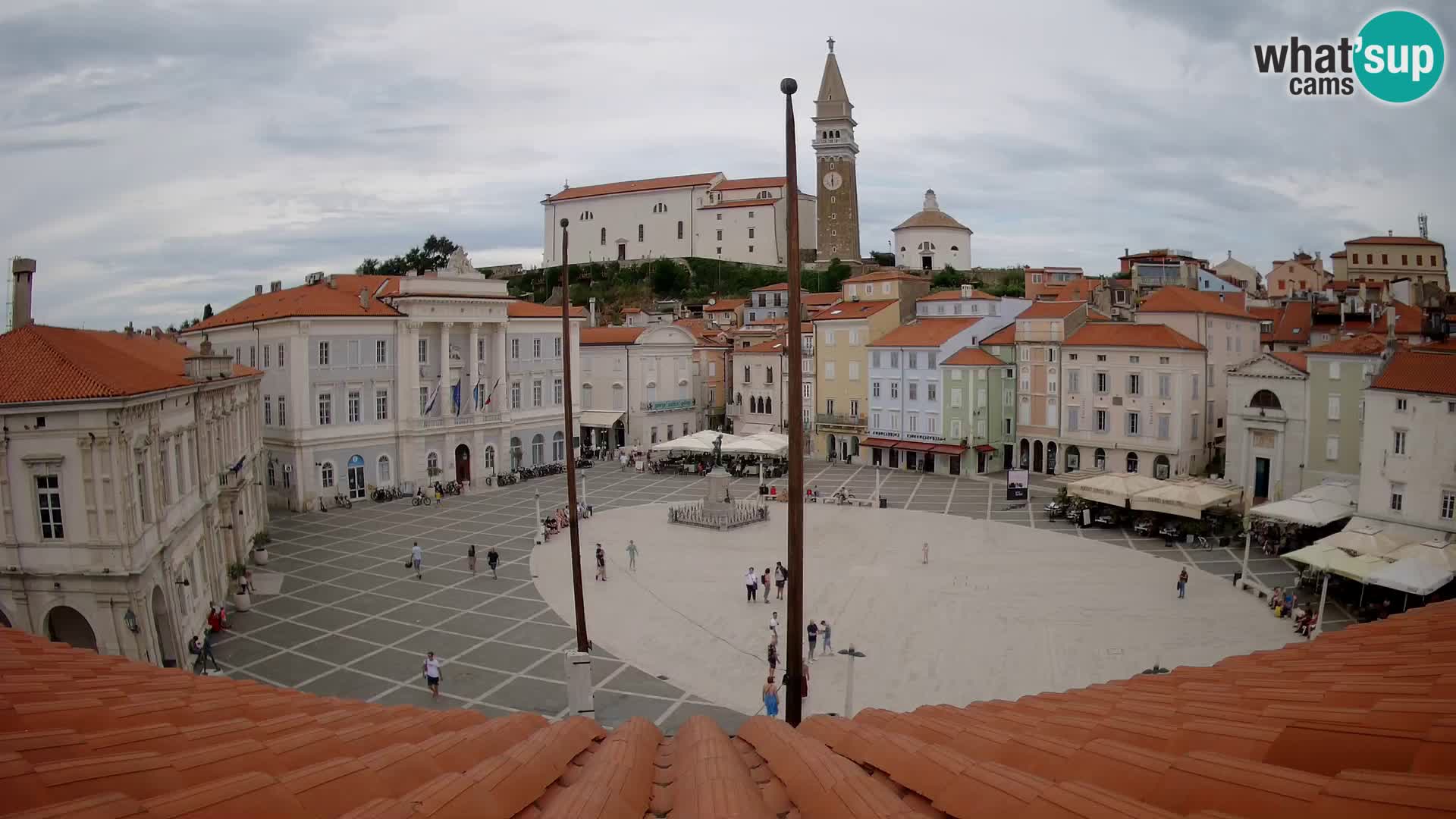 Webcam Live Piran – Carre Tartini “Mestna Kavarna”