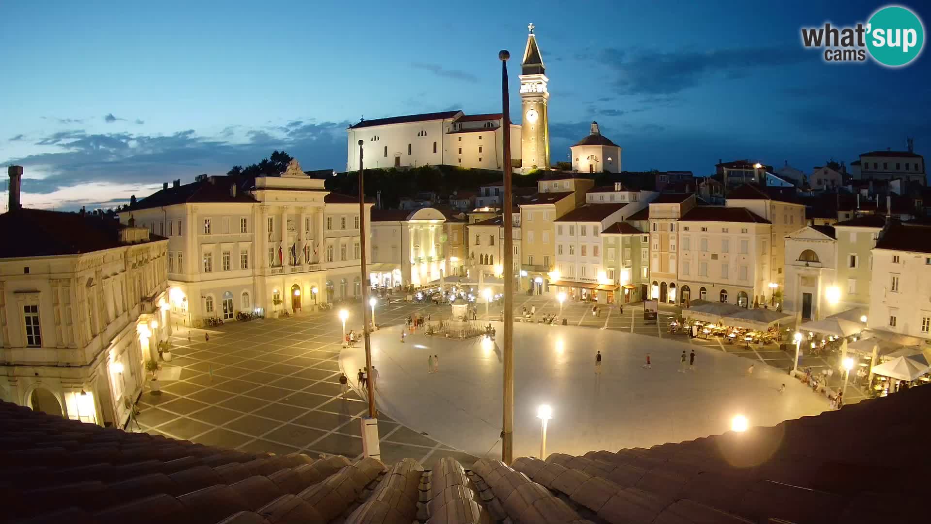 Live Webcam Piran – Tartini square – Art Hotel