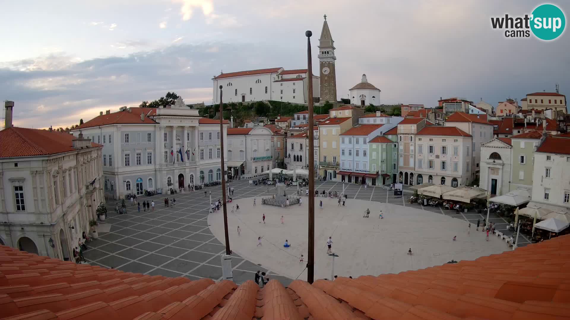 Webcam Piran – Tartini platz – Art Hotel Tartini