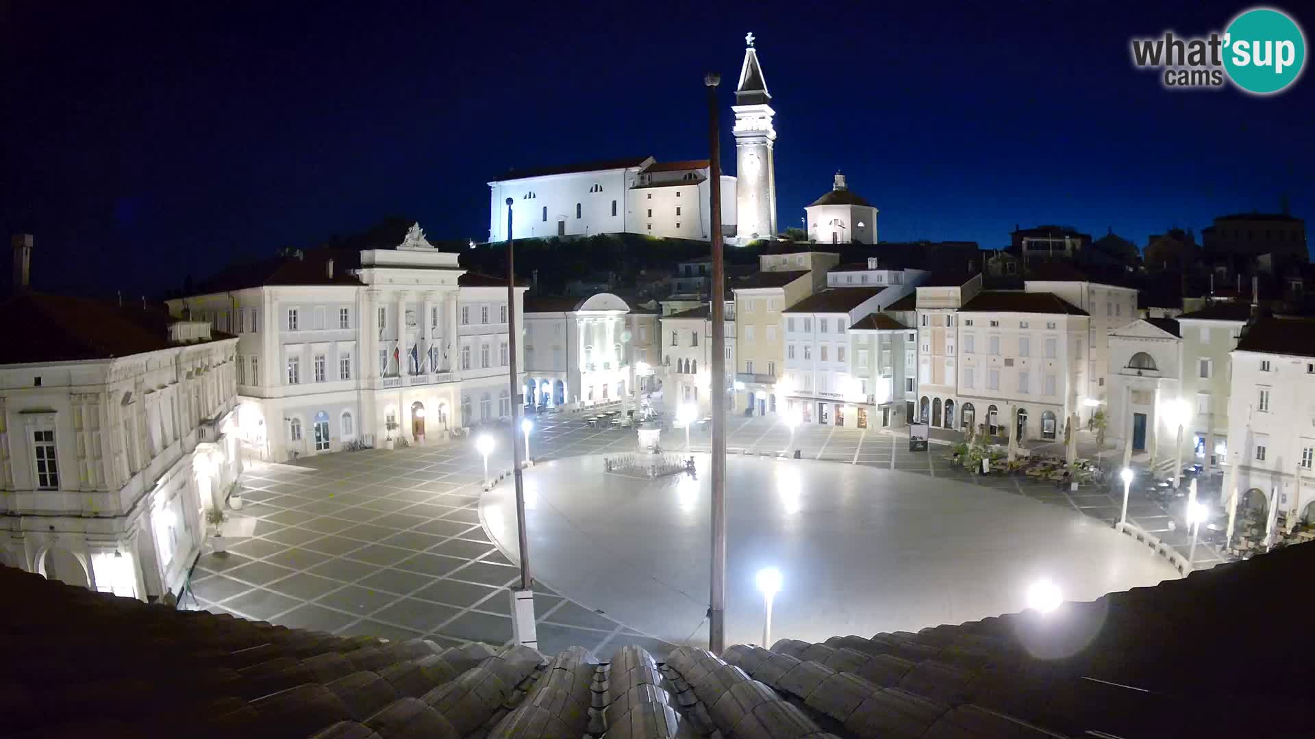 Webcam Piran – Tartini platz – Art Hotel Tartini