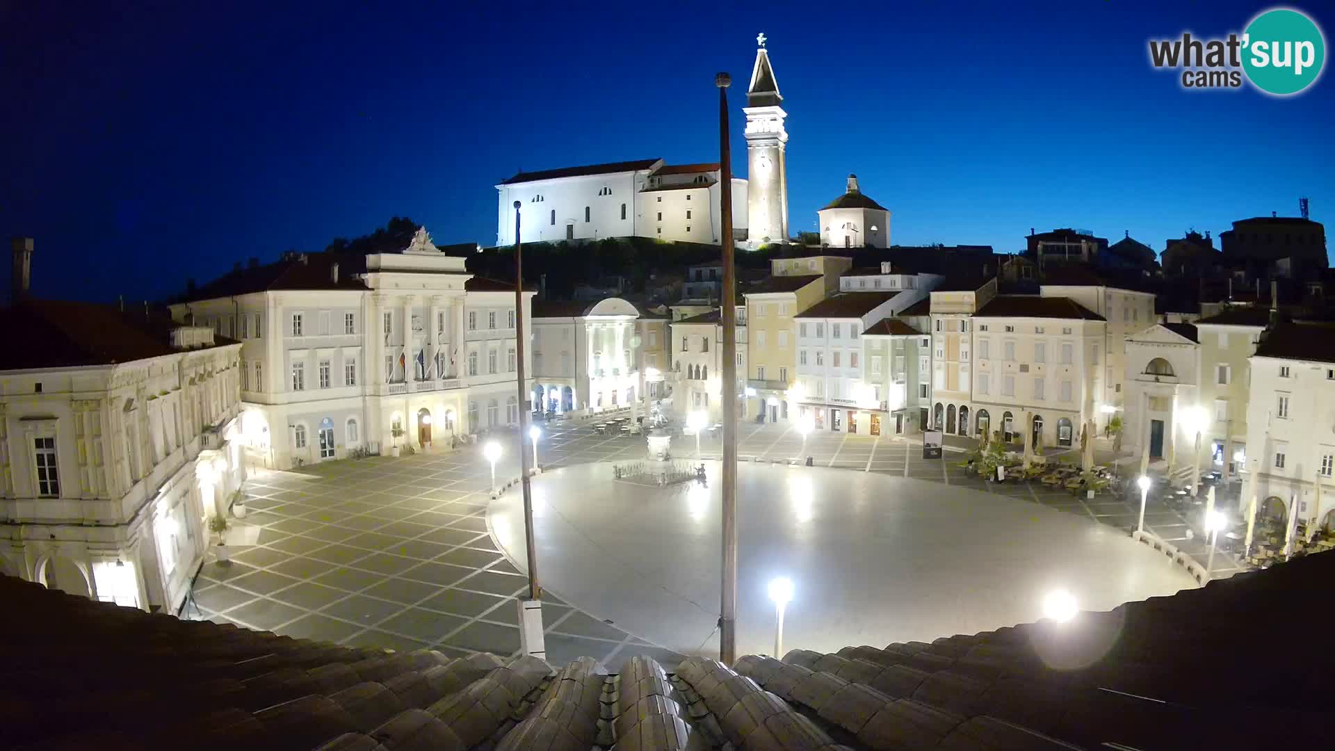Webcam Piran – Plaza Tartini “Mestna Kavarna”
