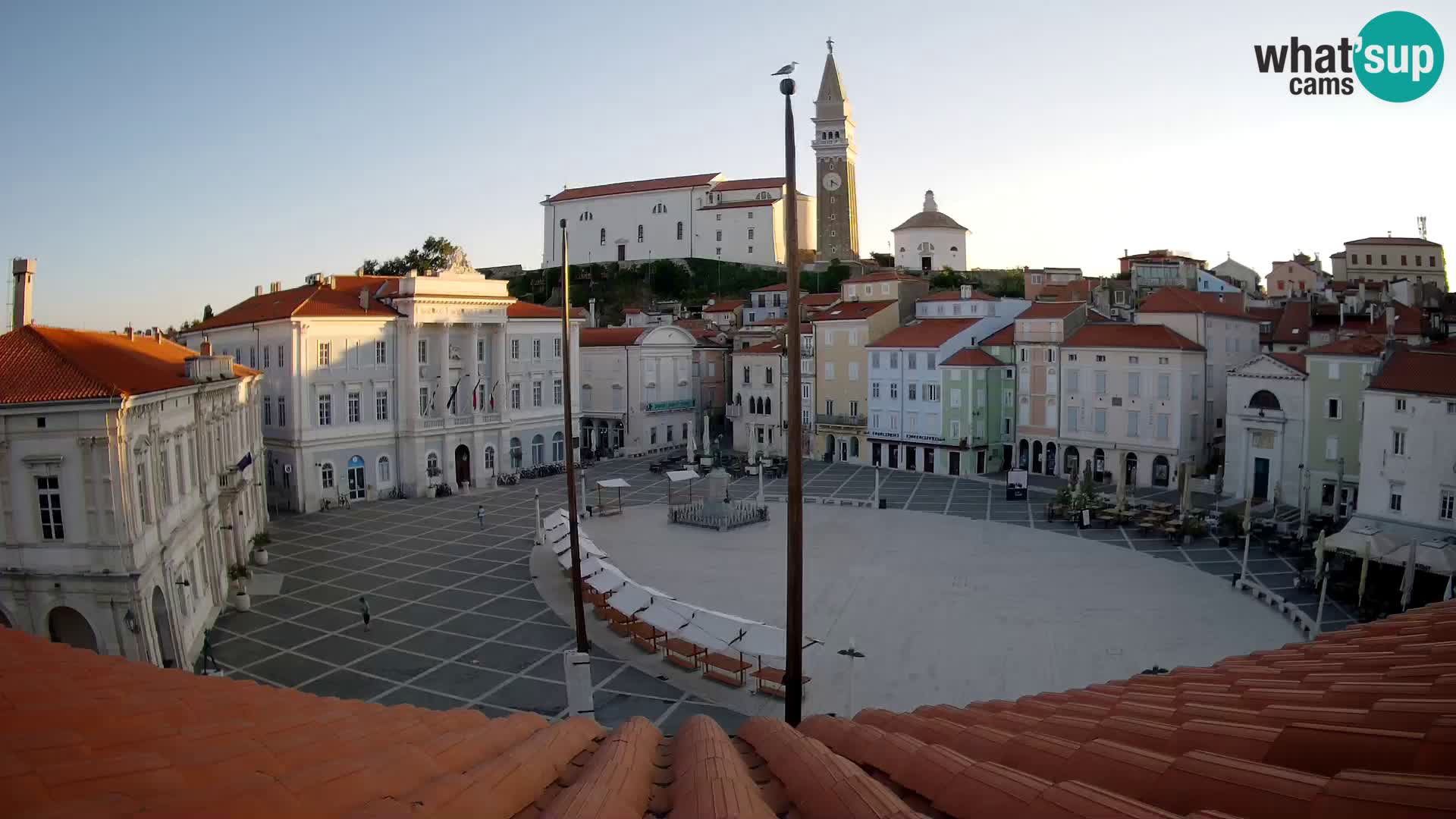 Webcam Piran – Plaza Tartini “Mestna Kavarna”