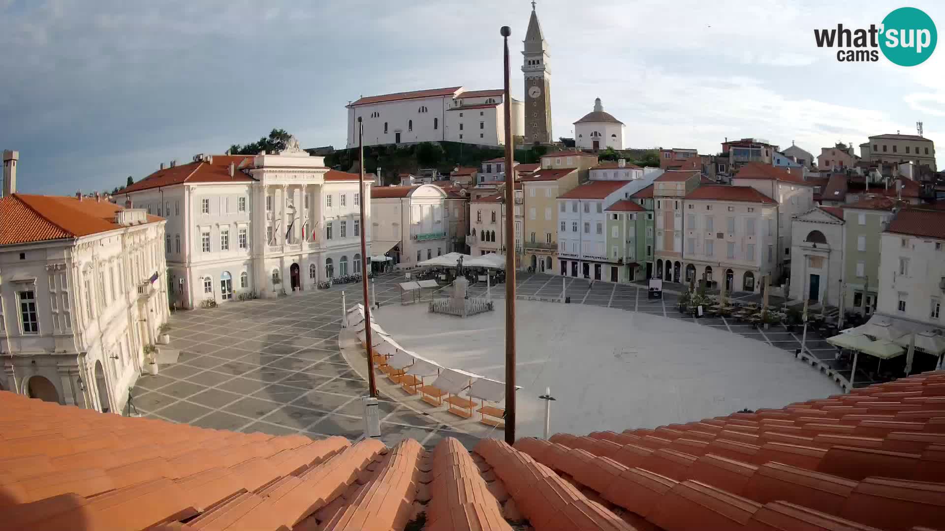 Webcam Piran – Plaza Tartini “Mestna Kavarna”