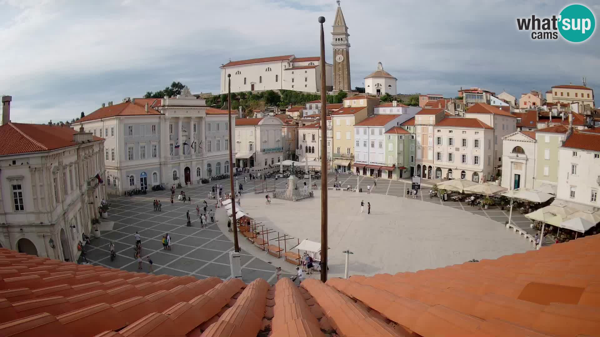 Kamera Piran v Živo – Tartinijev trg