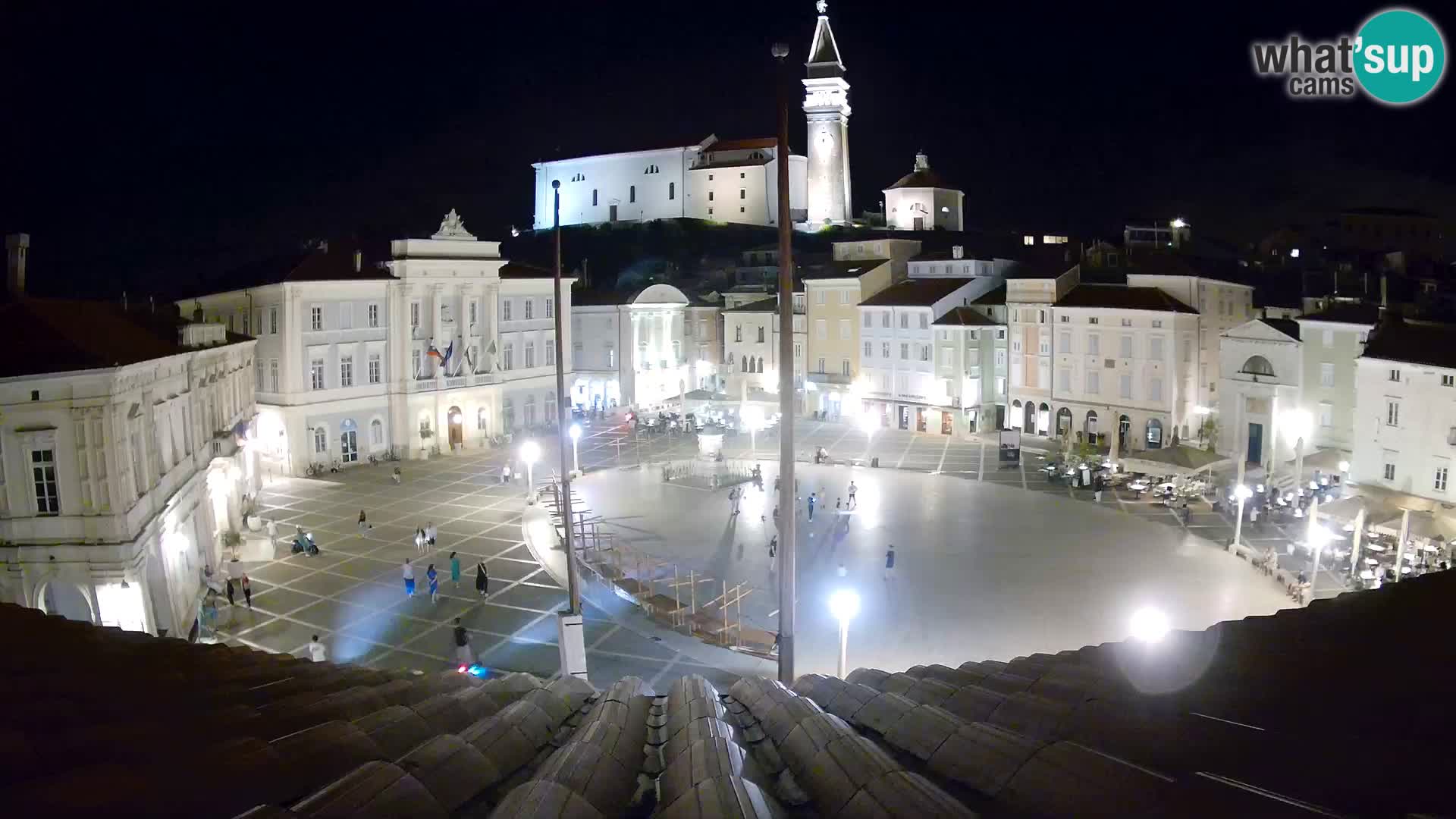 Webcam Live Piran – Carre Tartini “Mestna Kavarna”