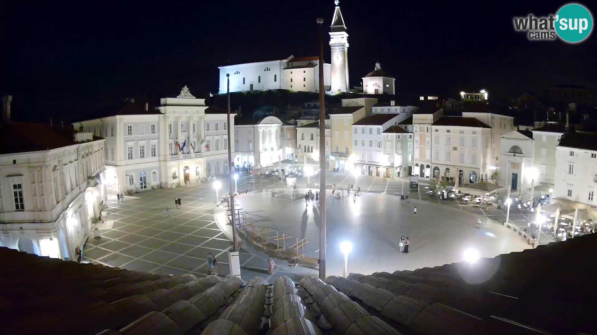 Webcam Live Piran – Carre Tartini “Mestna Kavarna”