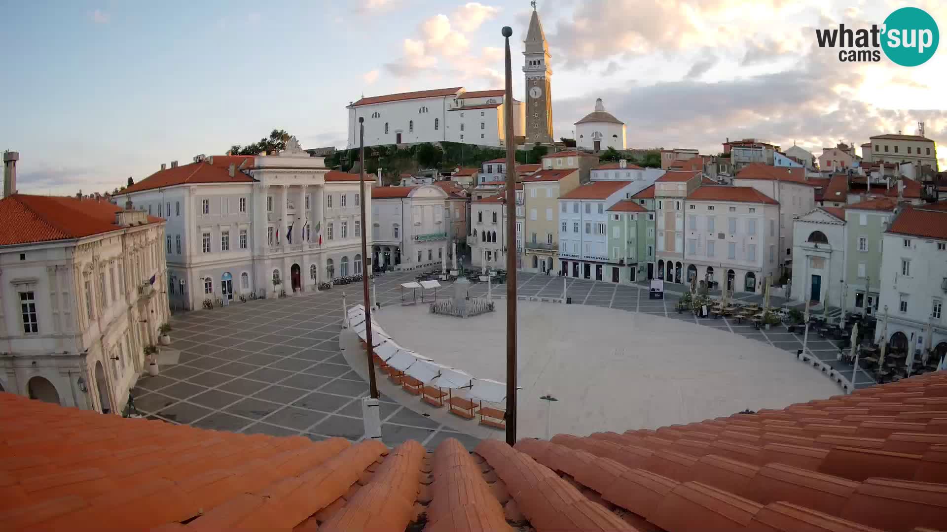 Webcam Piran – Tartini platz – Art Hotel Tartini