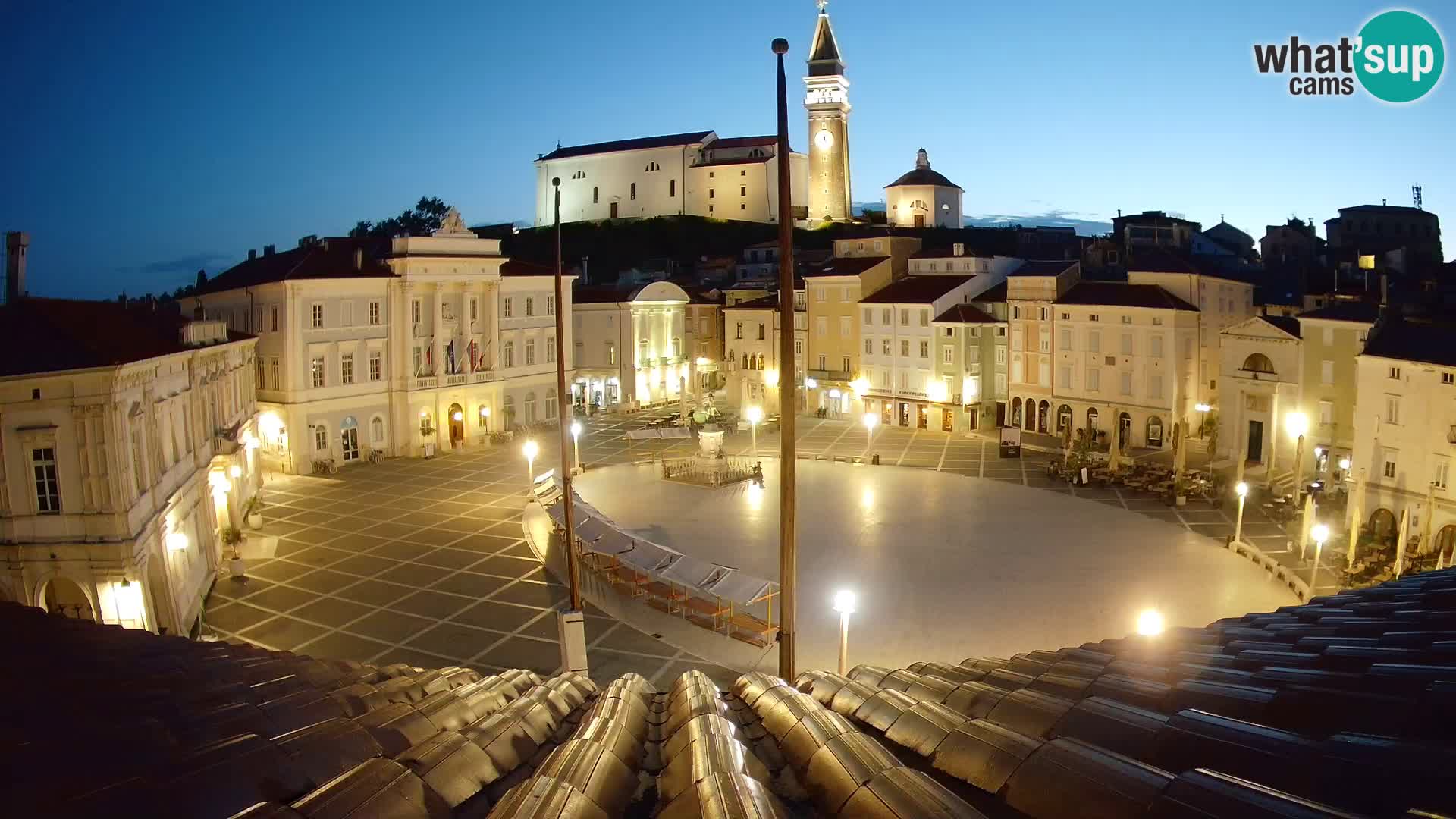 Kamera Piran v Živo – Tartinijev trg