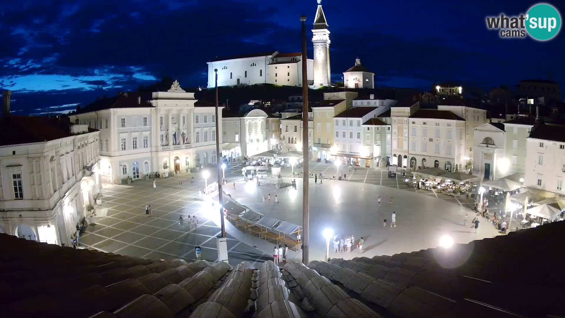 Webcam Live Piran – Carre Tartini “Mestna Kavarna”
