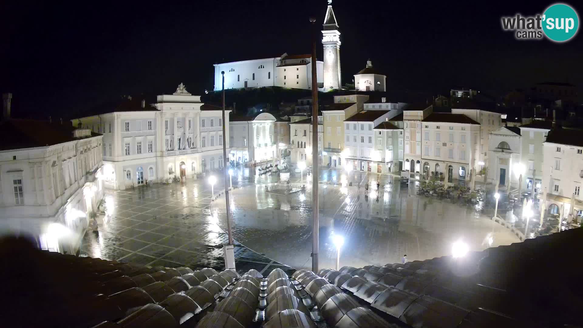 Live Webcam Piran – Tartini square – Art Hotel