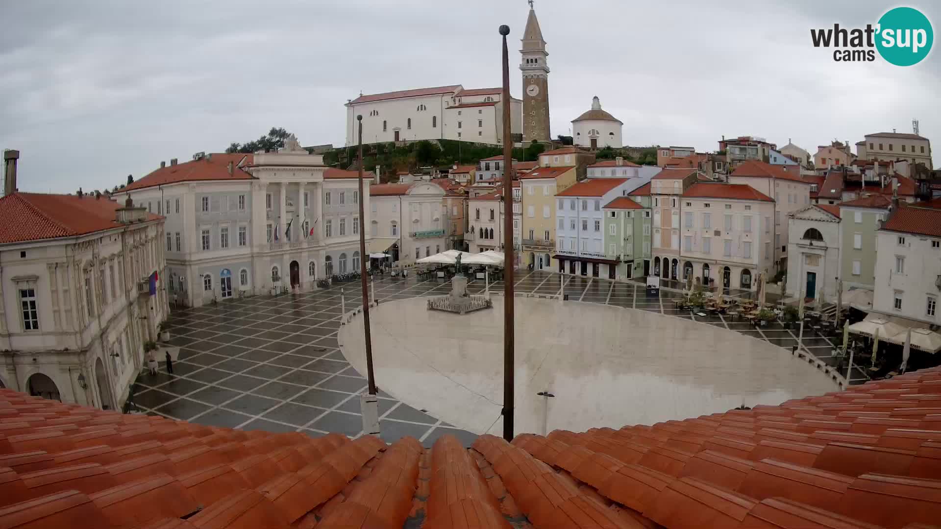 Live Webcam Piran – Tartini square – Art Hotel