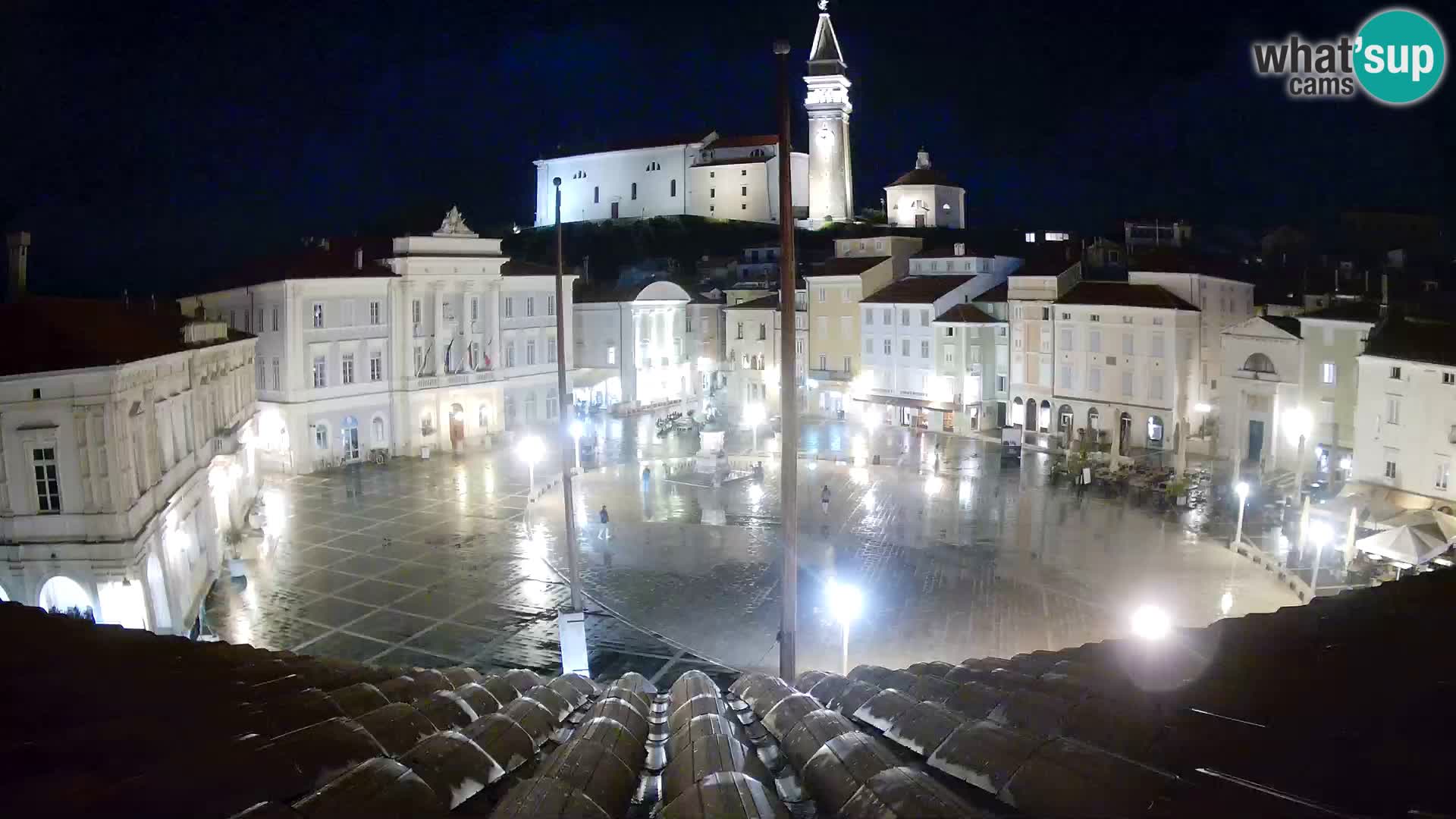 Live Webcam Piran – Tartini square – Art Hotel