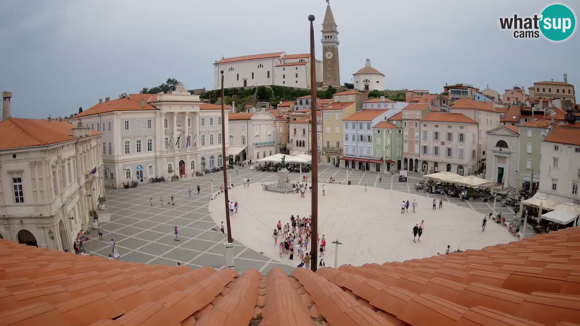 Webcam Piran – Tartini platz – Art Hotel Tartini