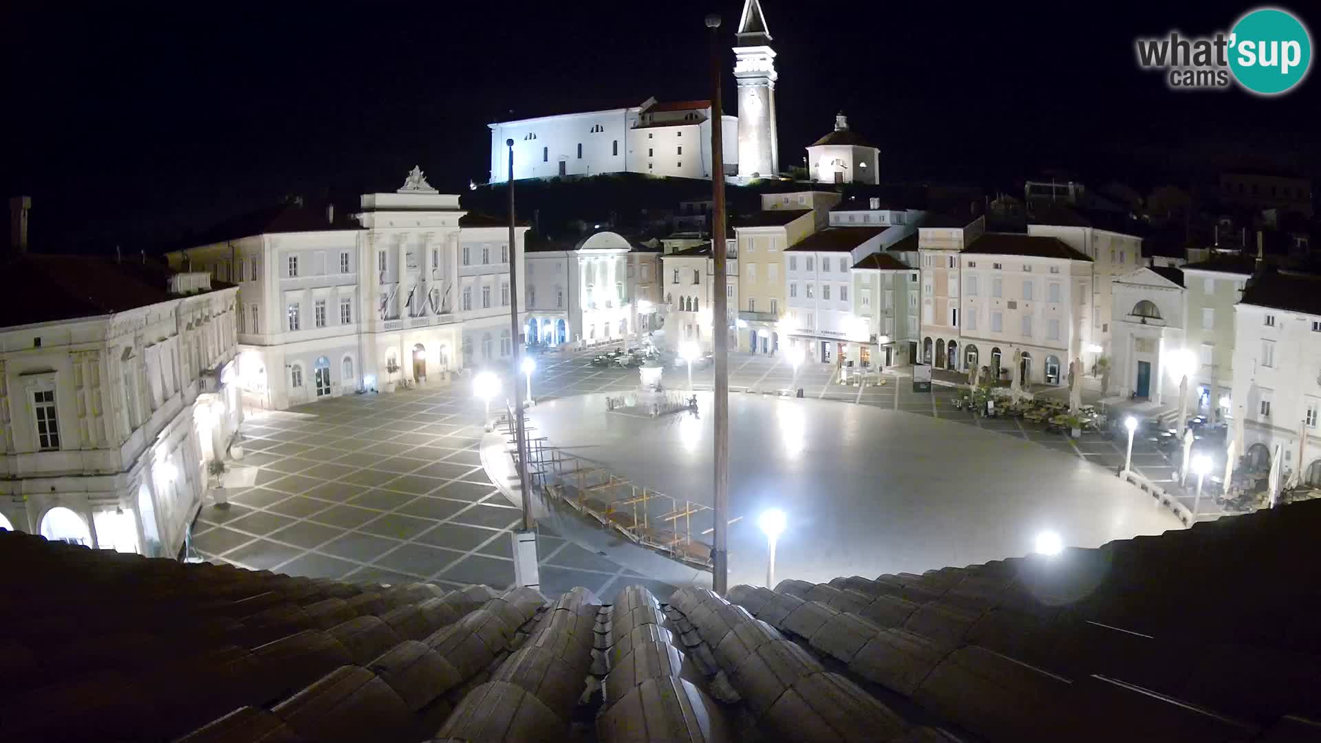 Live Webcam Piran – Tartini square – Art Hotel