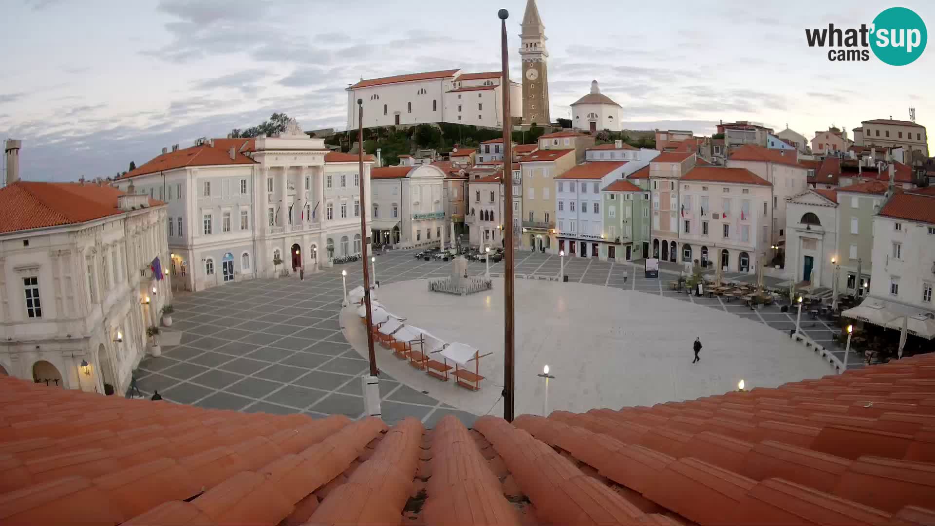Webcam Piran – Tartini platz – Art Hotel Tartini