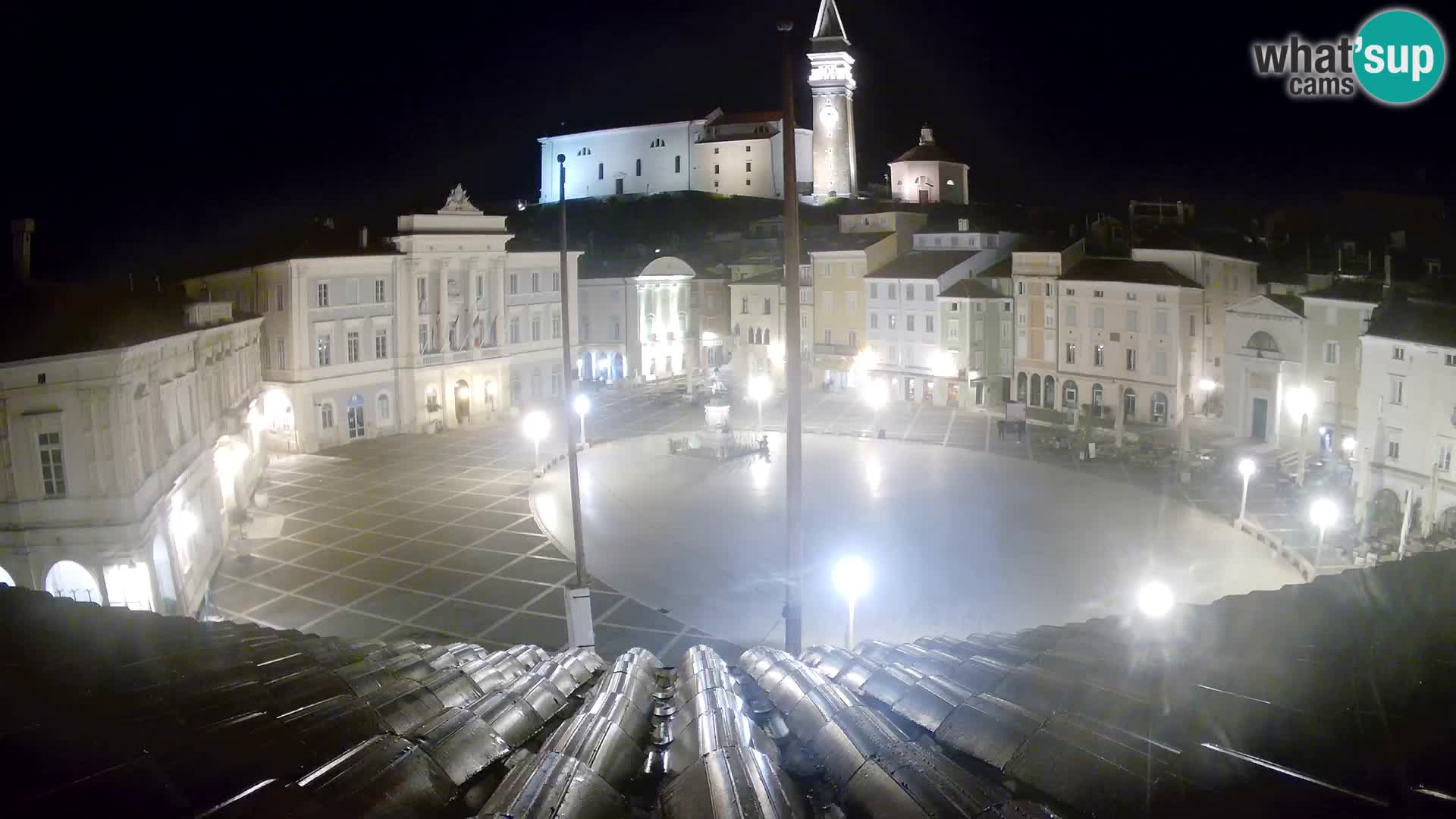 Kamera Piran v Živo – Tartinijev trg