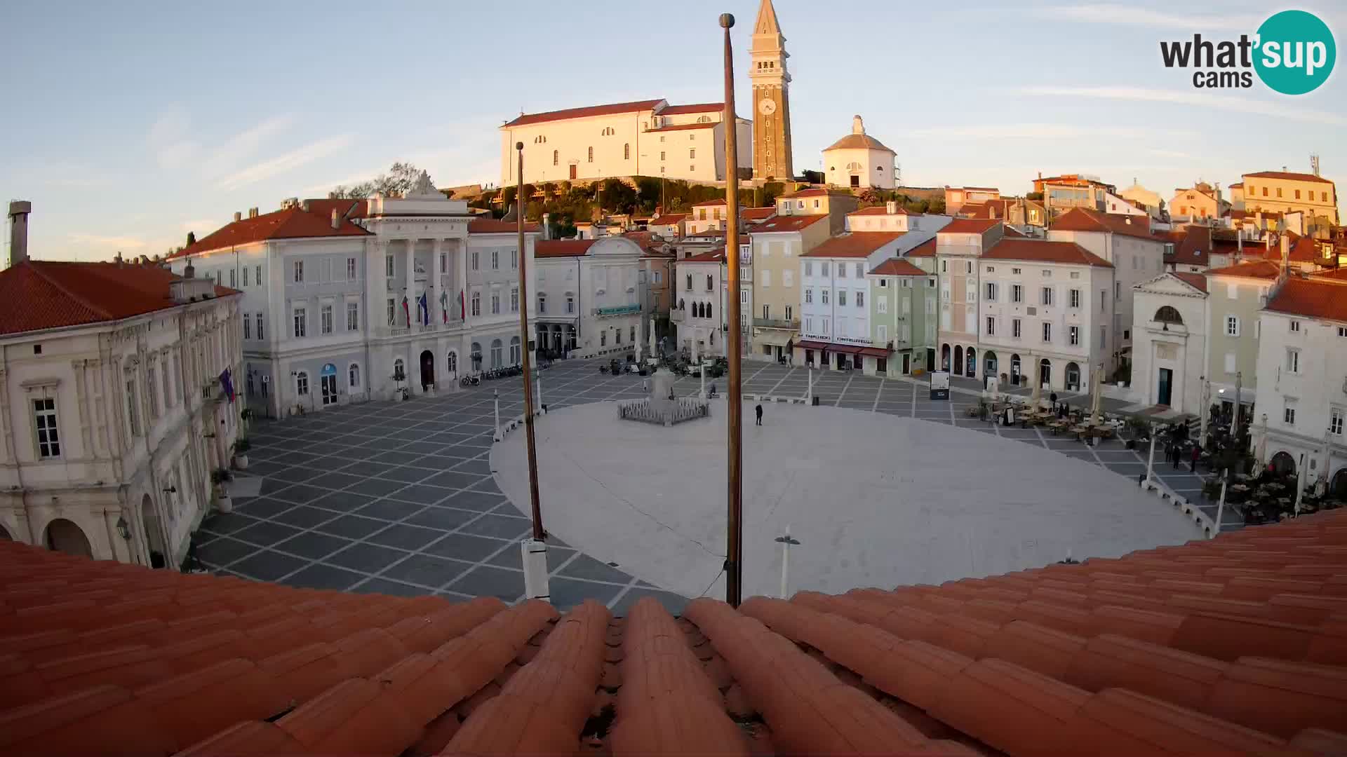 Live Webcam Piran – Tartini square – Art Hotel
