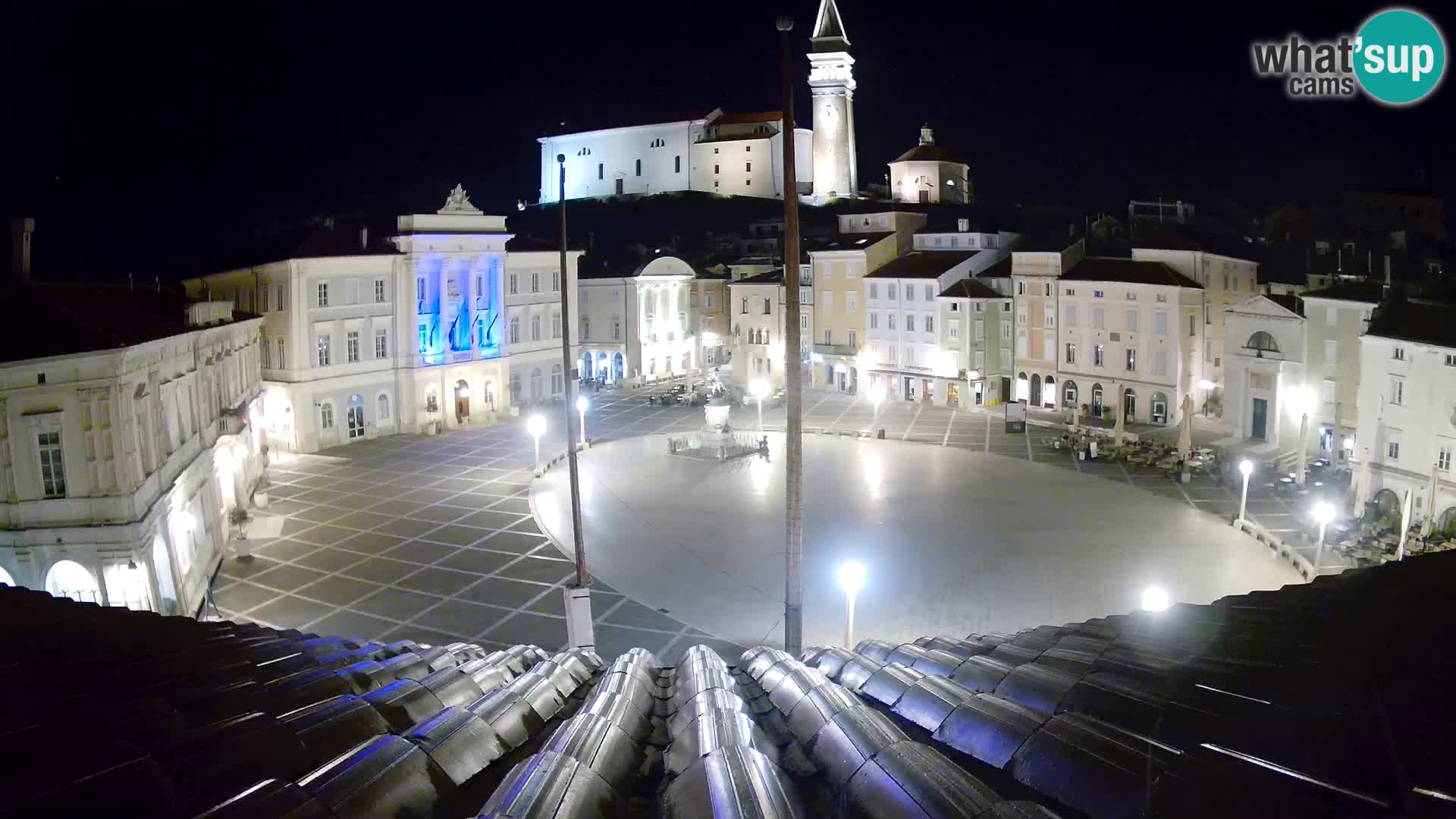 Kamera Piran v Živo – Tartinijev trg