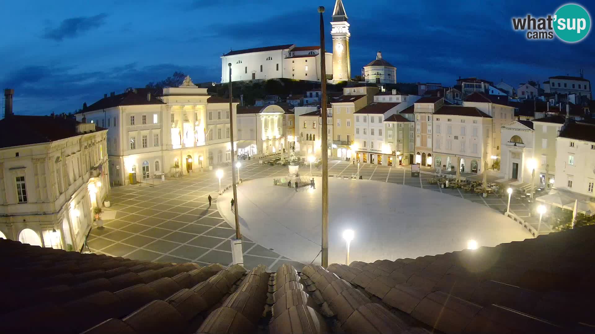 Live Webcam Piran – Tartini square – Art Hotel