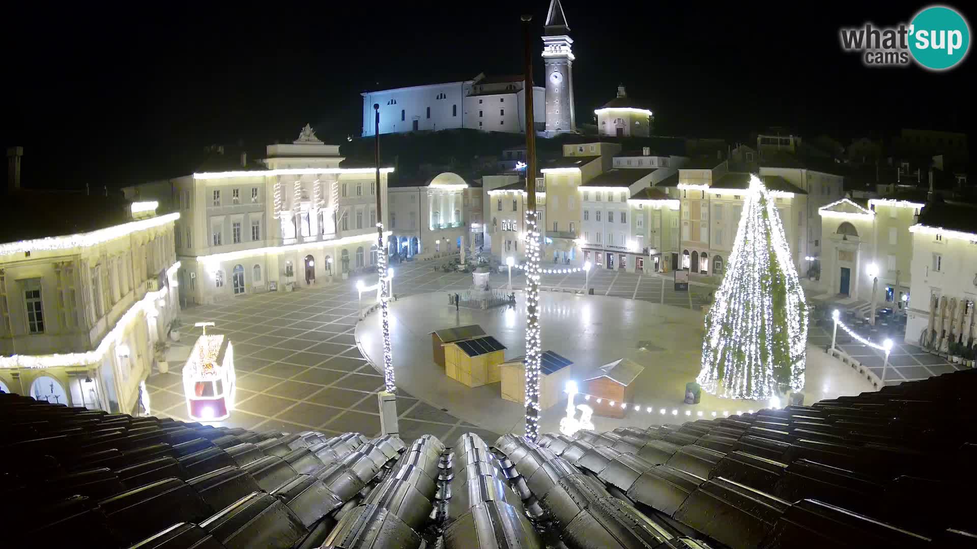 Kamera Piran v Živo – Tartinijev trg