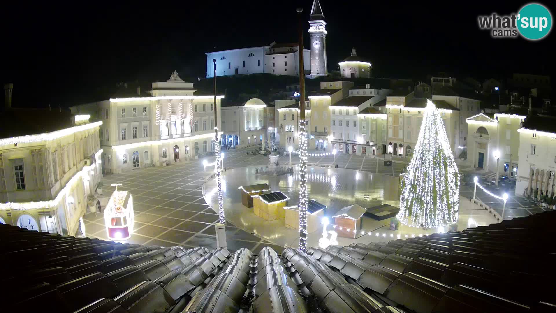 Live Webcam Piran – Tartini square – Art Hotel