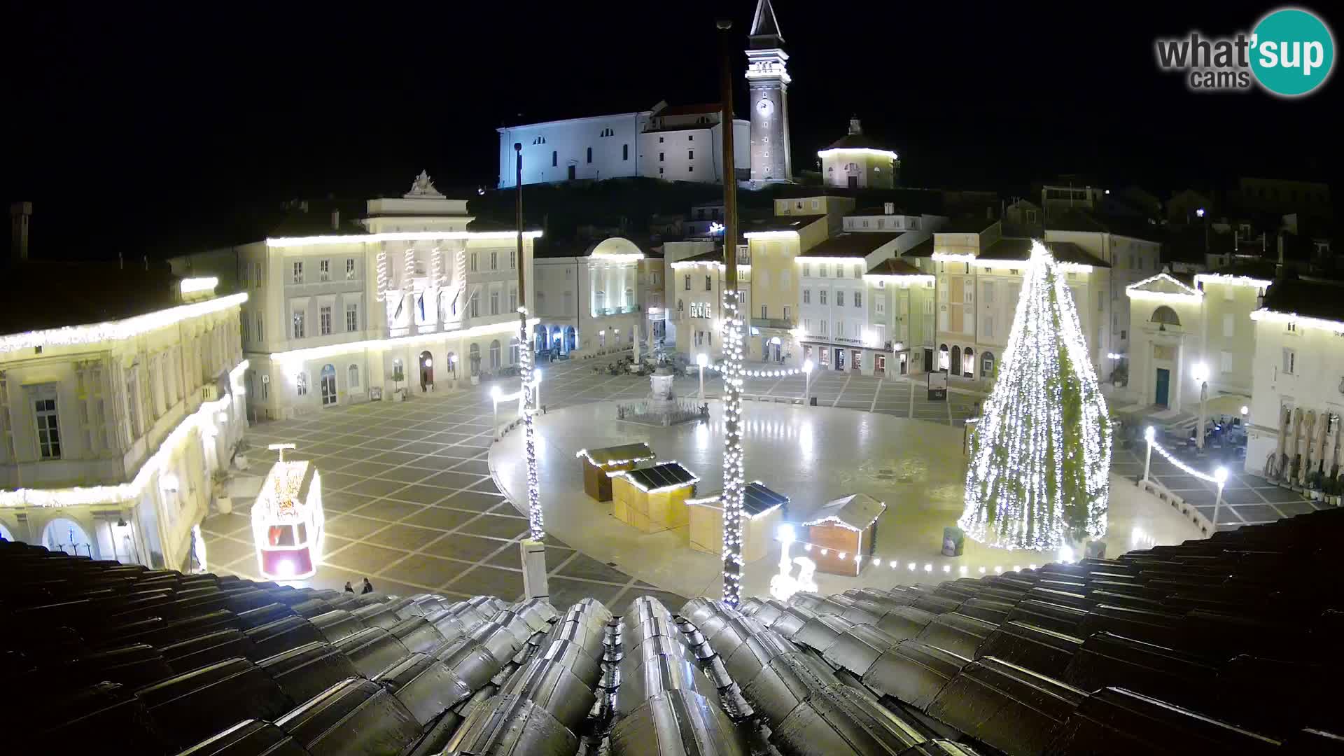 Kamera Piran v Živo – Tartinijev trg