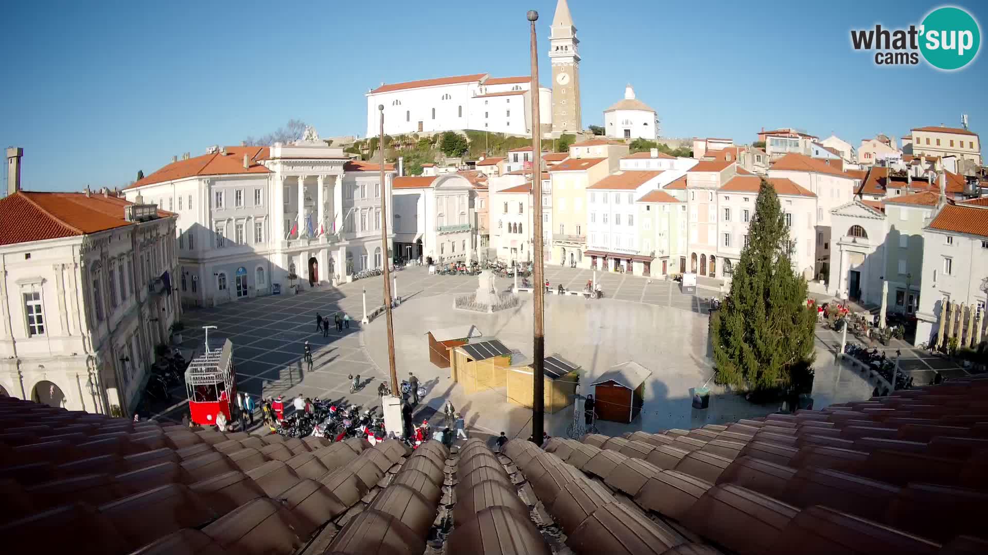 Live Webcam Piran – Tartini square – Art Hotel