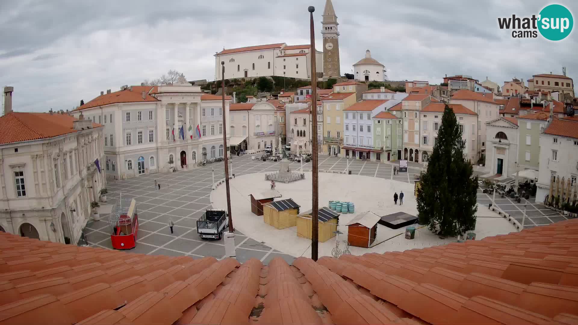 Webcam Piran – Tartini platz – Art Hotel Tartini