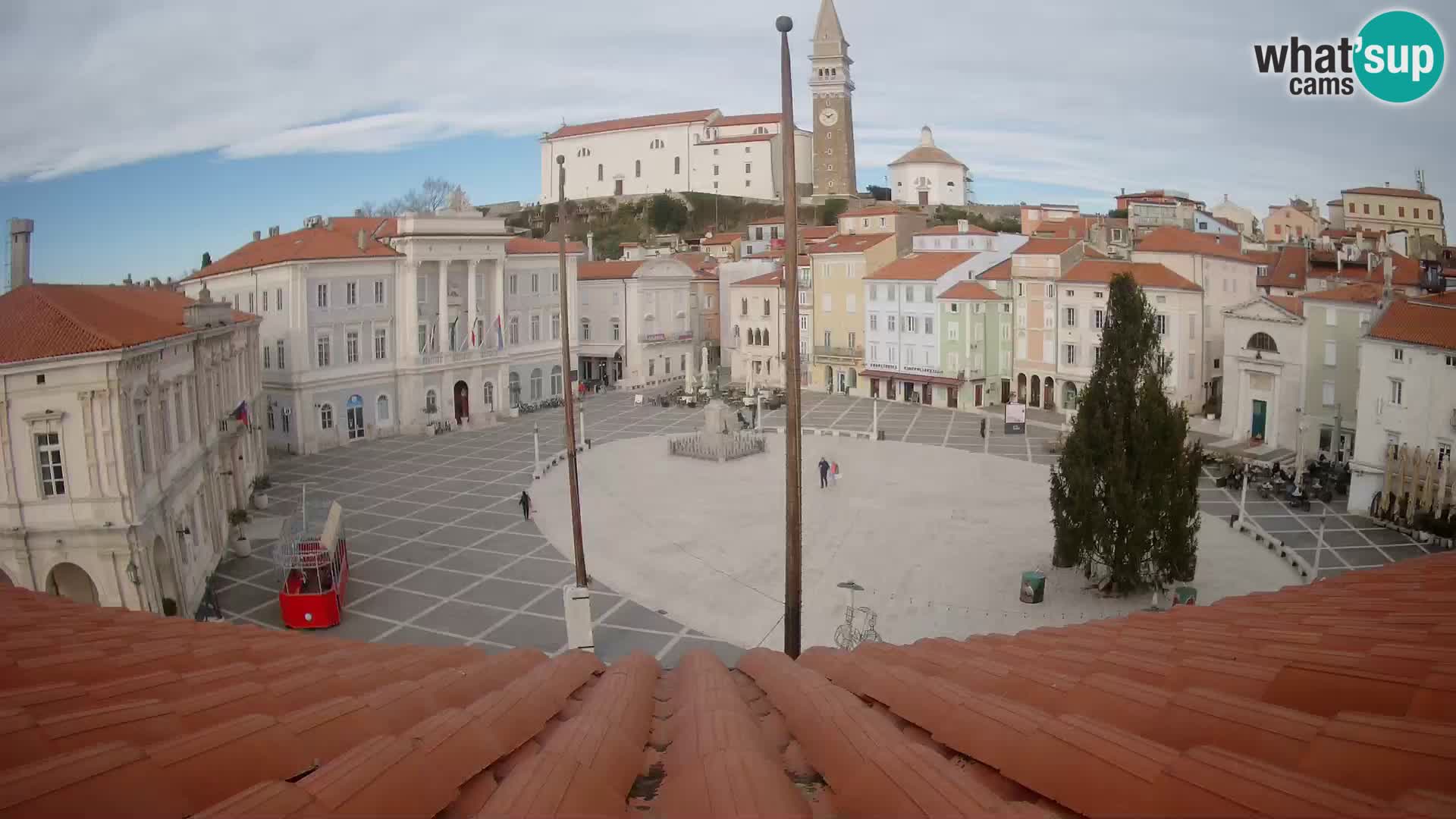Kamera Piran v Živo – Tartinijev trg