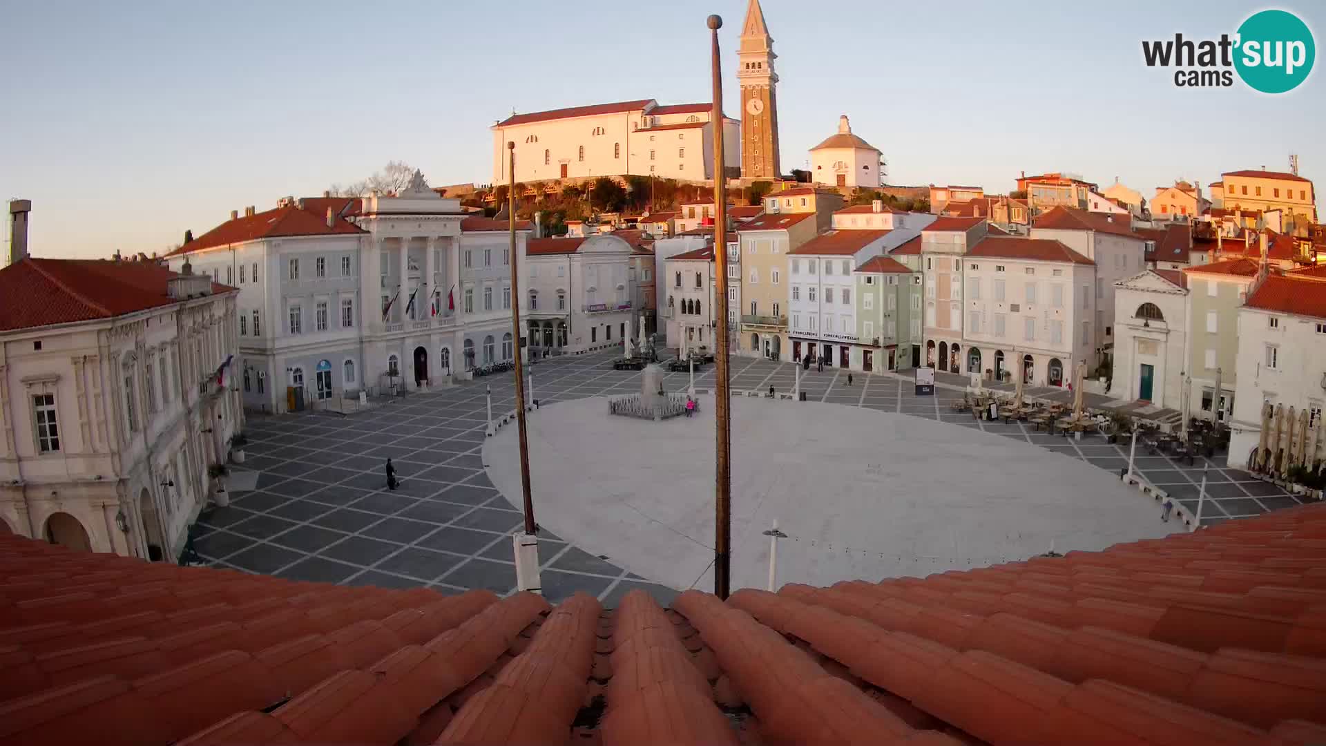 Webcam Live Piran – Carre Tartini “Mestna Kavarna”